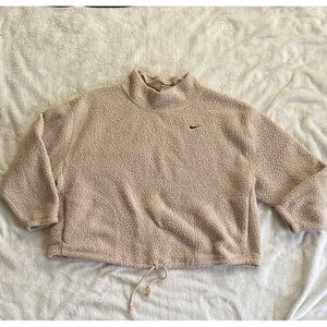Nike Tan Sherpa Fleece Pullover - Size 1X